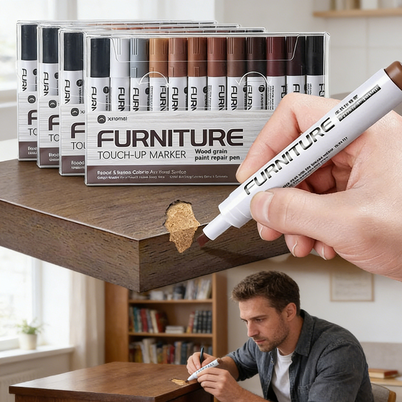 Woodworking Oil Finish - 6-12 قطعة من أقلام إصلاح الأثاث