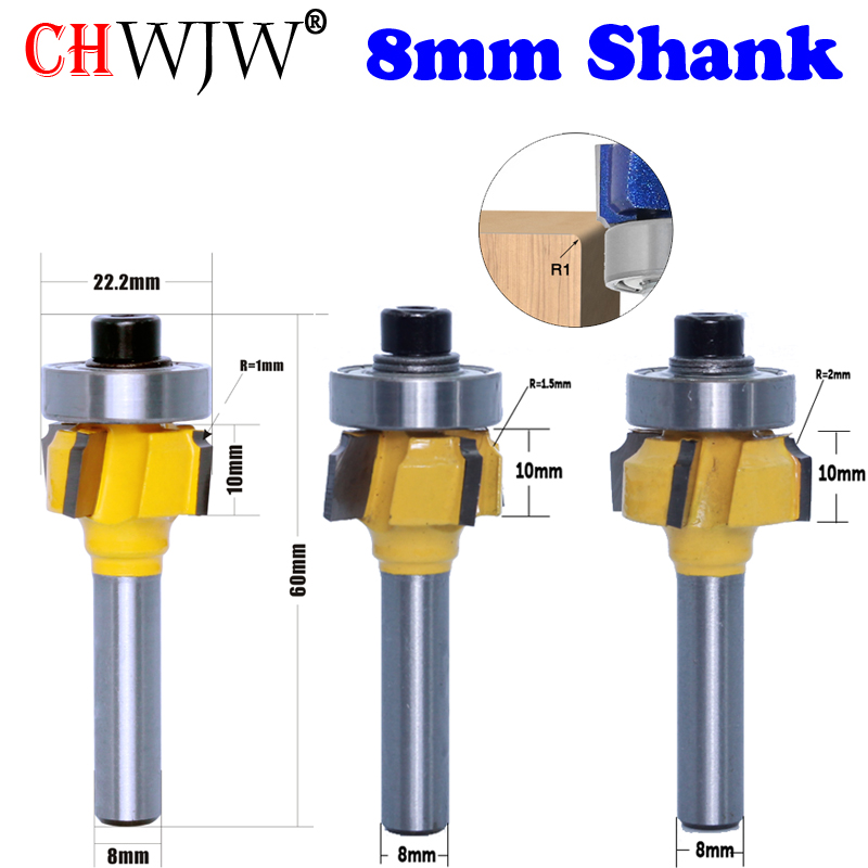 Woodworking Edge Corner Planer - CHWJW 1 قطعة 8 مللي متر