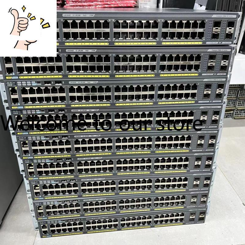 Woodworking Network - WS-C2960X-48LPS-L محول شبكة بـ 48 منفذ