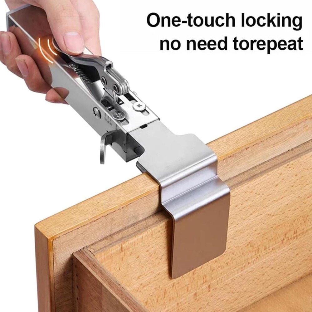 Woodworking Z Clips - مشابك تثبيت أمامية للدرج سريعة التركيب،