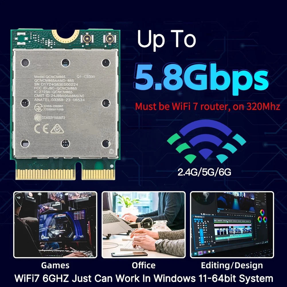 محول شبكة لاسلكية WiFi 7 QCNCM - مراجعة Woodworking Network وسعره
