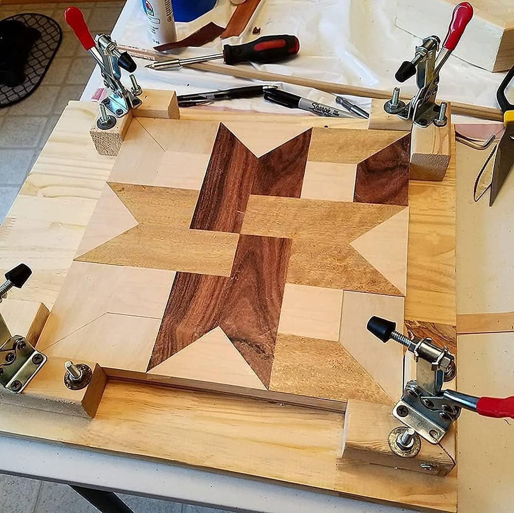 4 قطع مشبك تثبيت سريع التحرير  - مراجعة Woodworking Quick Clamps وسعره
