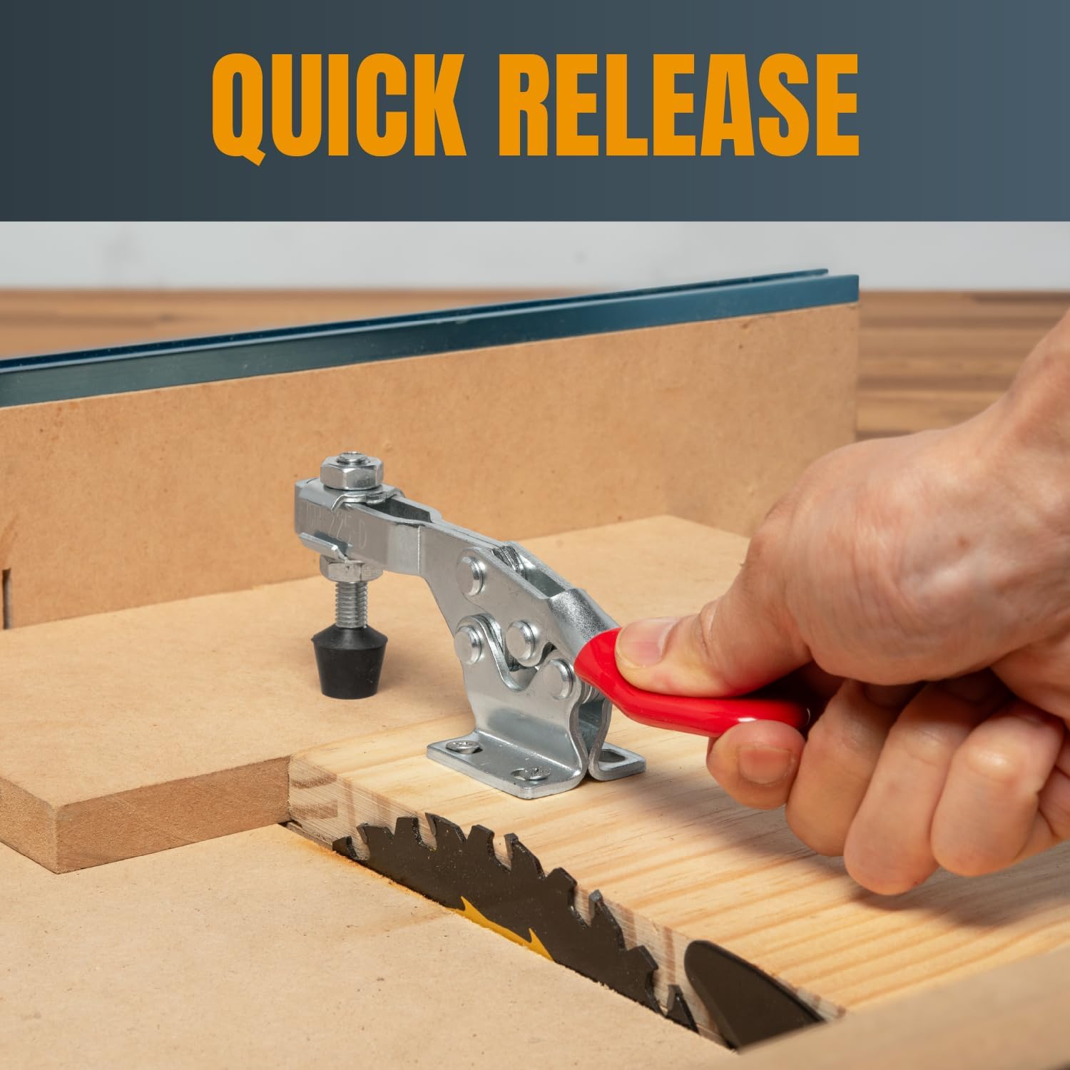 4 قطع مشبك تثبيت سريع التحرير  - مراجعة Woodworking Quick Clamps وسعره