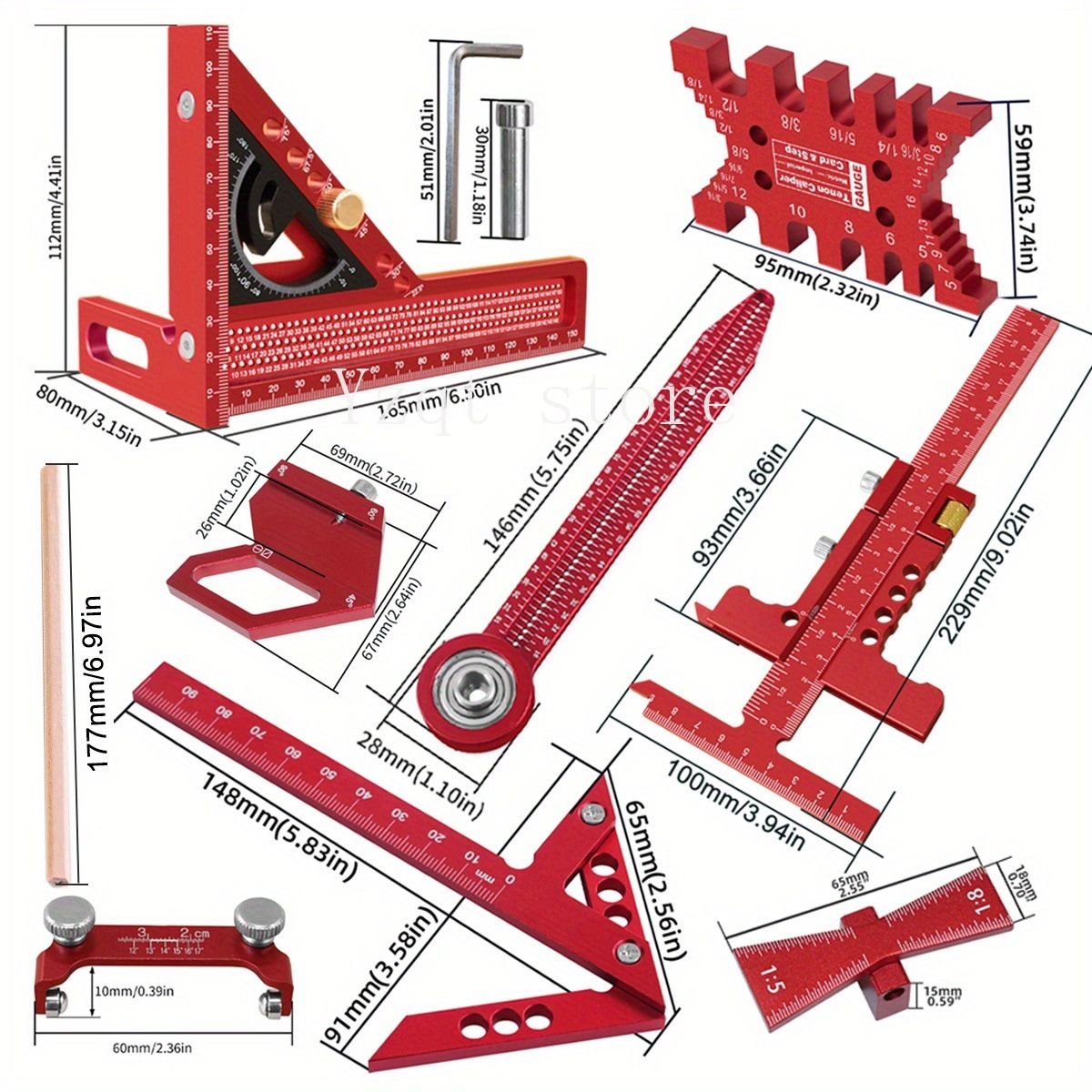 مجموعة أدوات قياس لأعمال النجا - مراجعة Woodworking Plans Free وسعره