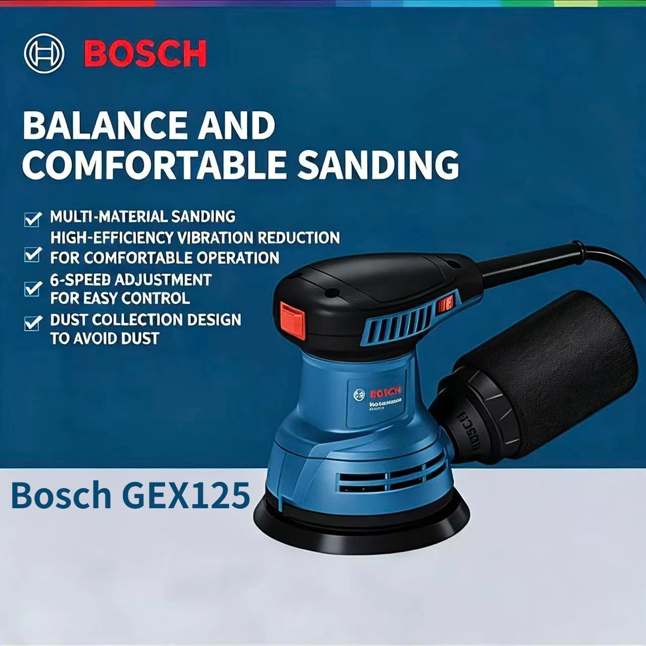 بوش GEX125 280 واط آلة صنفرة م - مراجعة Woodworking Machine وسعره