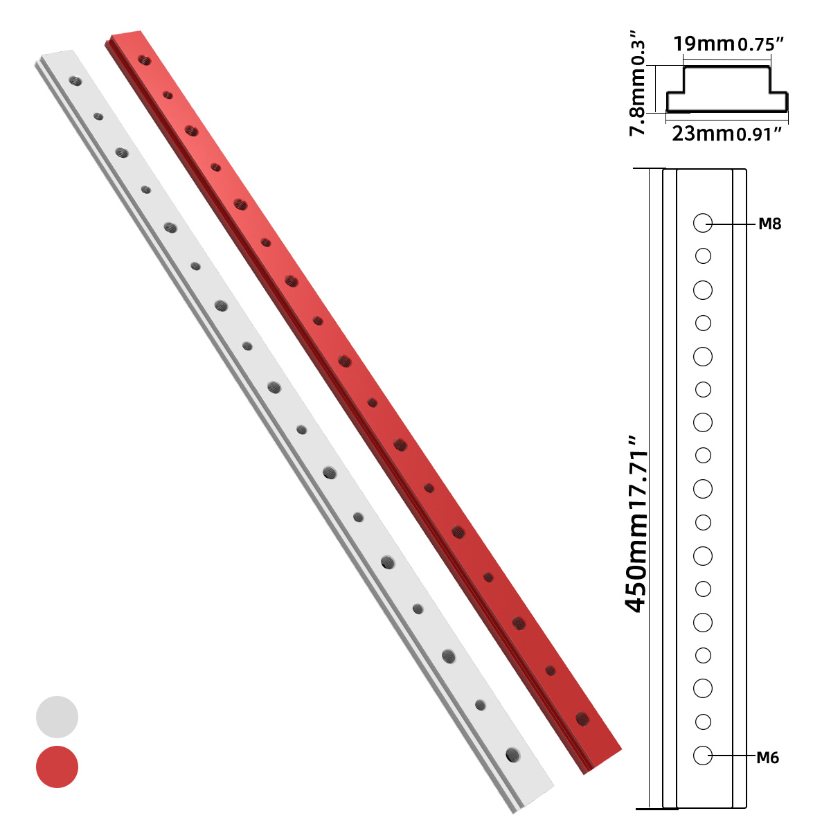 T-Slot Miter Track Jig الألومن - مراجعة Woodworking Quick Clamps وسعره