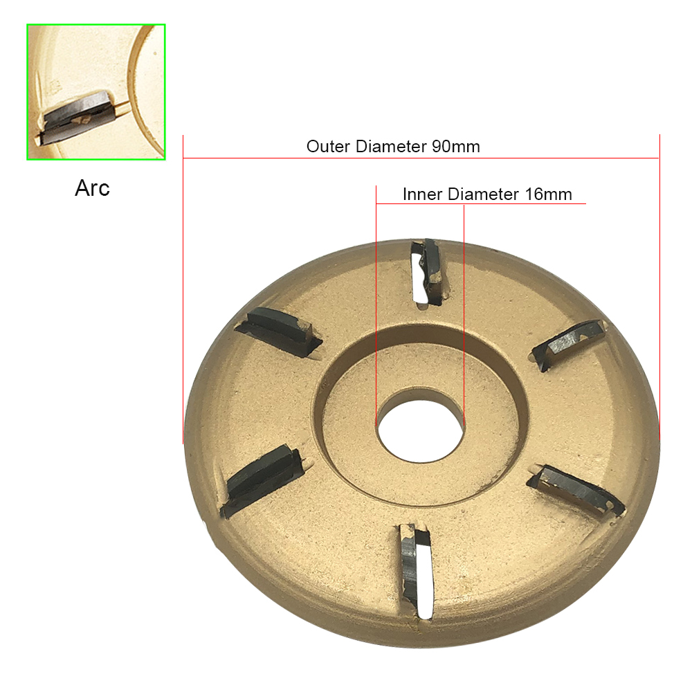 ستة قوس الأسنان قاطعة المطحنة  - مراجعة Woodworking Edge Corner Planer وسعره