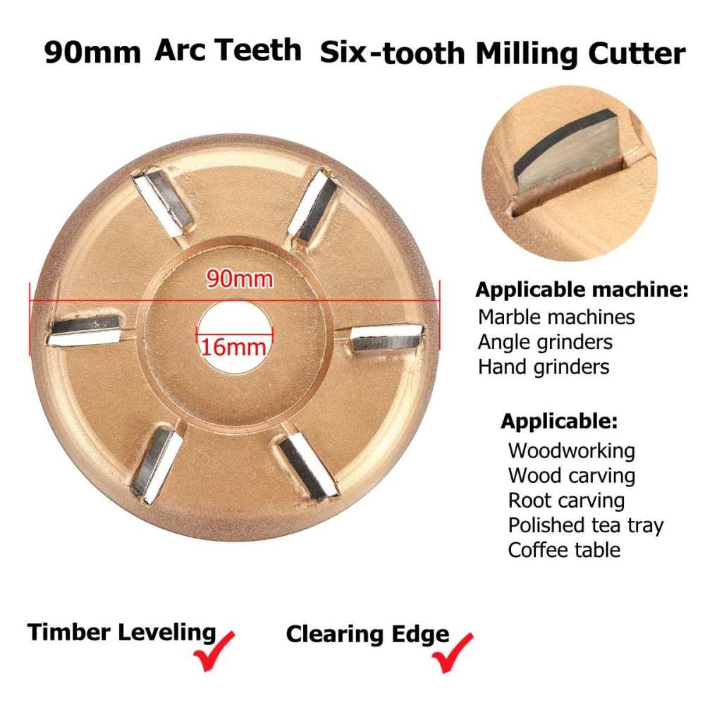 ستة قوس الأسنان قاطعة المطحنة  - مراجعة Woodworking Edge Corner Planer وسعره