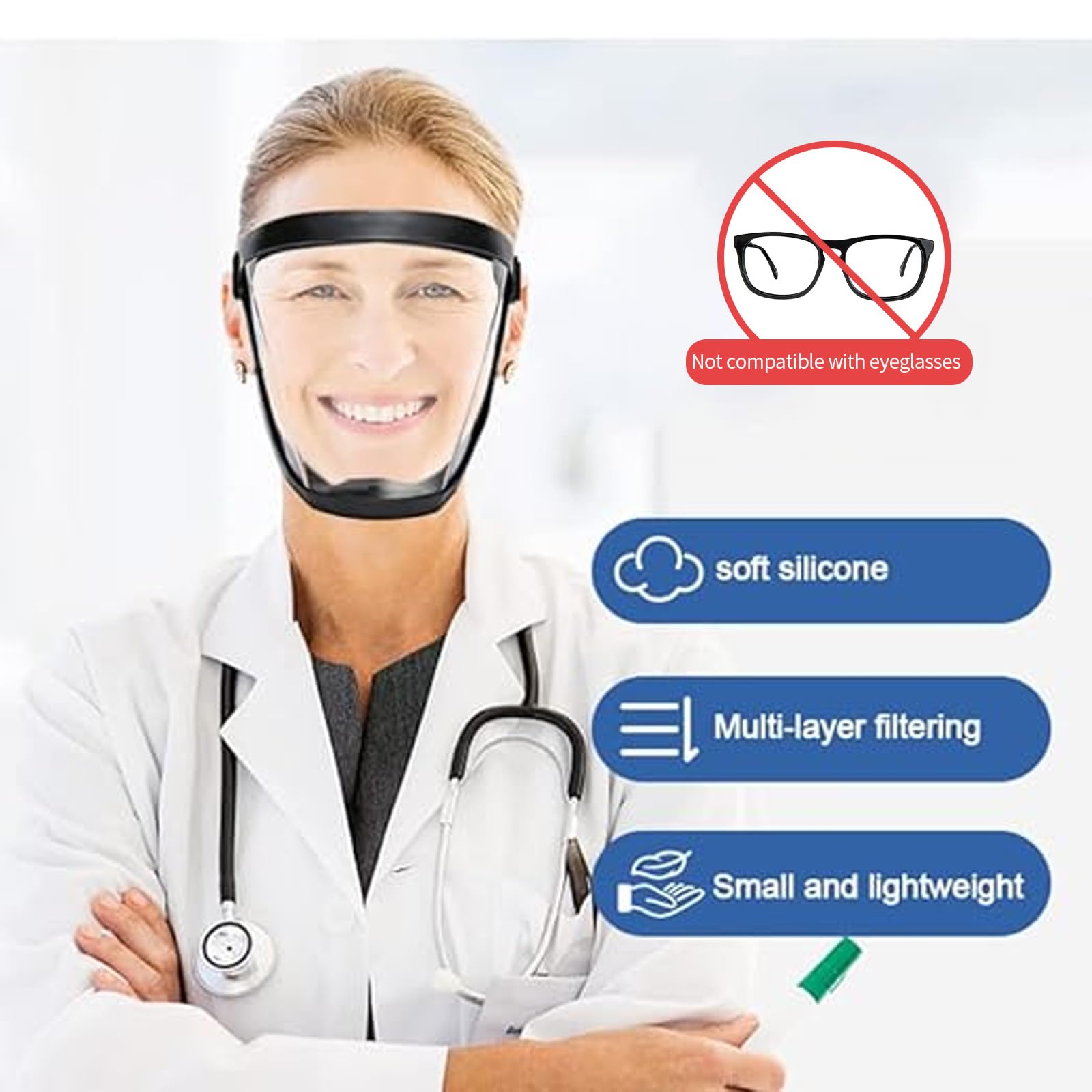 واقي وجه كامل مضاد للضباب مع ط - مراجعة Woodworking Face Shield وسعره
