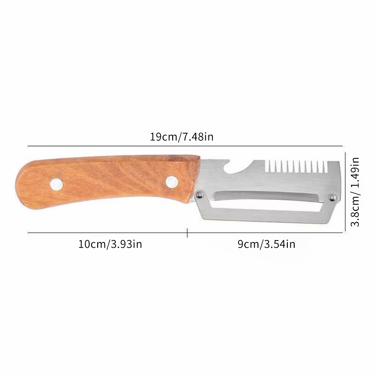 مقشرة من الفولاذ المقاوم للصدأ - مراجعة Woodworking Hobby وسعره