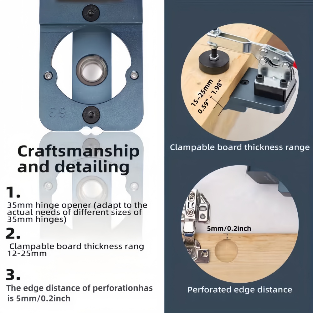 طقم قالب تثبيت مفصلات 35 مم -  - مراجعة Woodworking Design Software وسعره