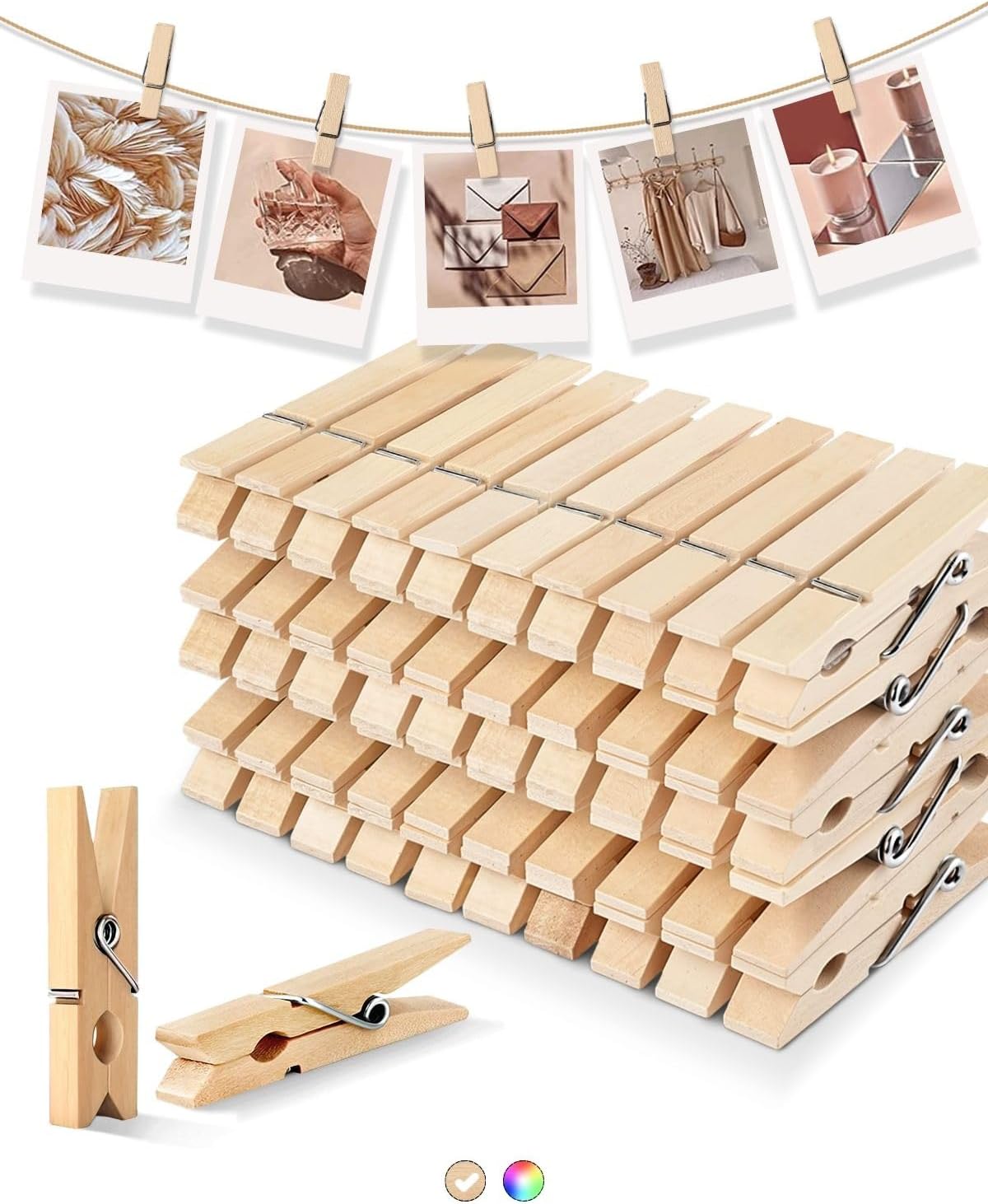 100/10 قطعة مشابك خشبية صغيرة  - مراجعة Woodworking Z Clips وسعره