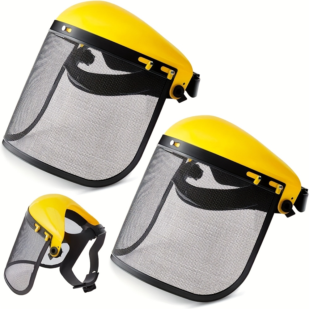 خوذة أمان للغابات مع واقي وجه  - مراجعة Woodworking Face Shield وسعره