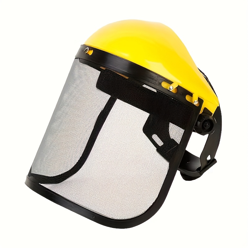 خوذة أمان للغابات مع واقي وجه  - مراجعة Woodworking Face Shield وسعره