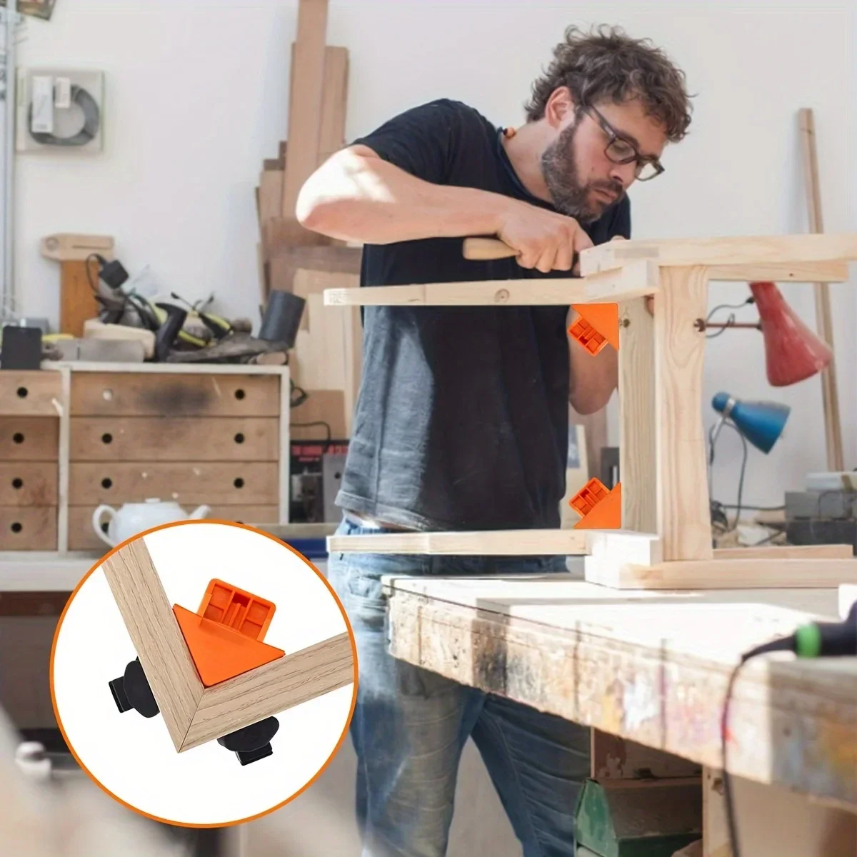مشبك النجارة ذو الزاوية القائم - مراجعة Woodworking Quick Clamps وسعره