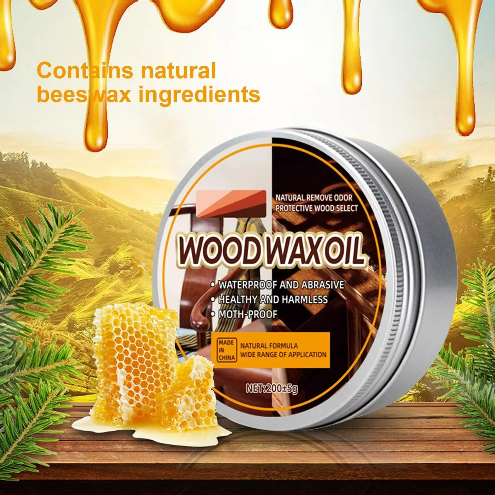 شمع العسل الخشبي الأثاث تلميع  - مراجعة Woodworking Oil Finish وسعره