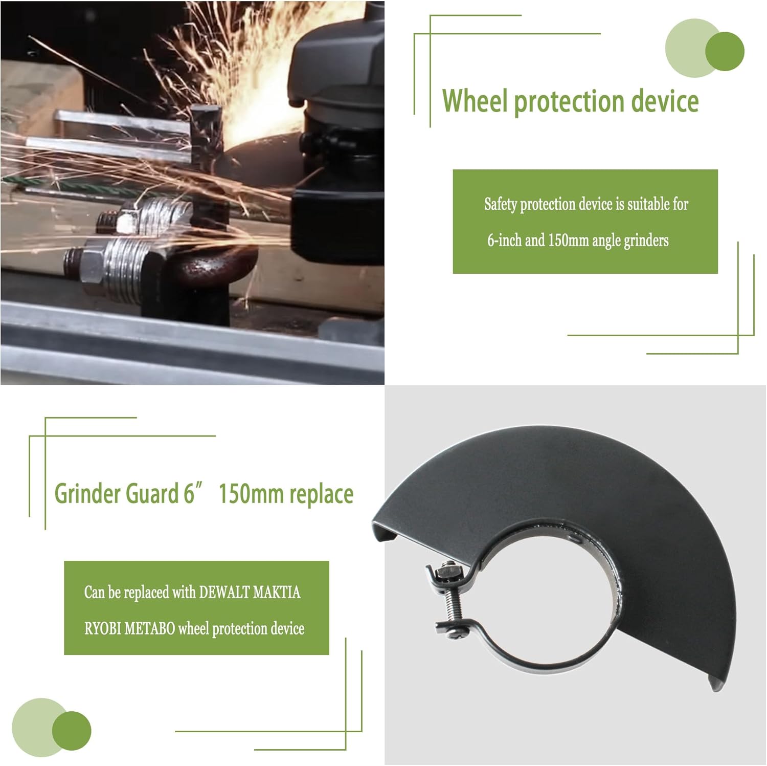 حارس طاحونة زاوية معدنية سوداء - مراجعة Woodworking Face Shield وسعره