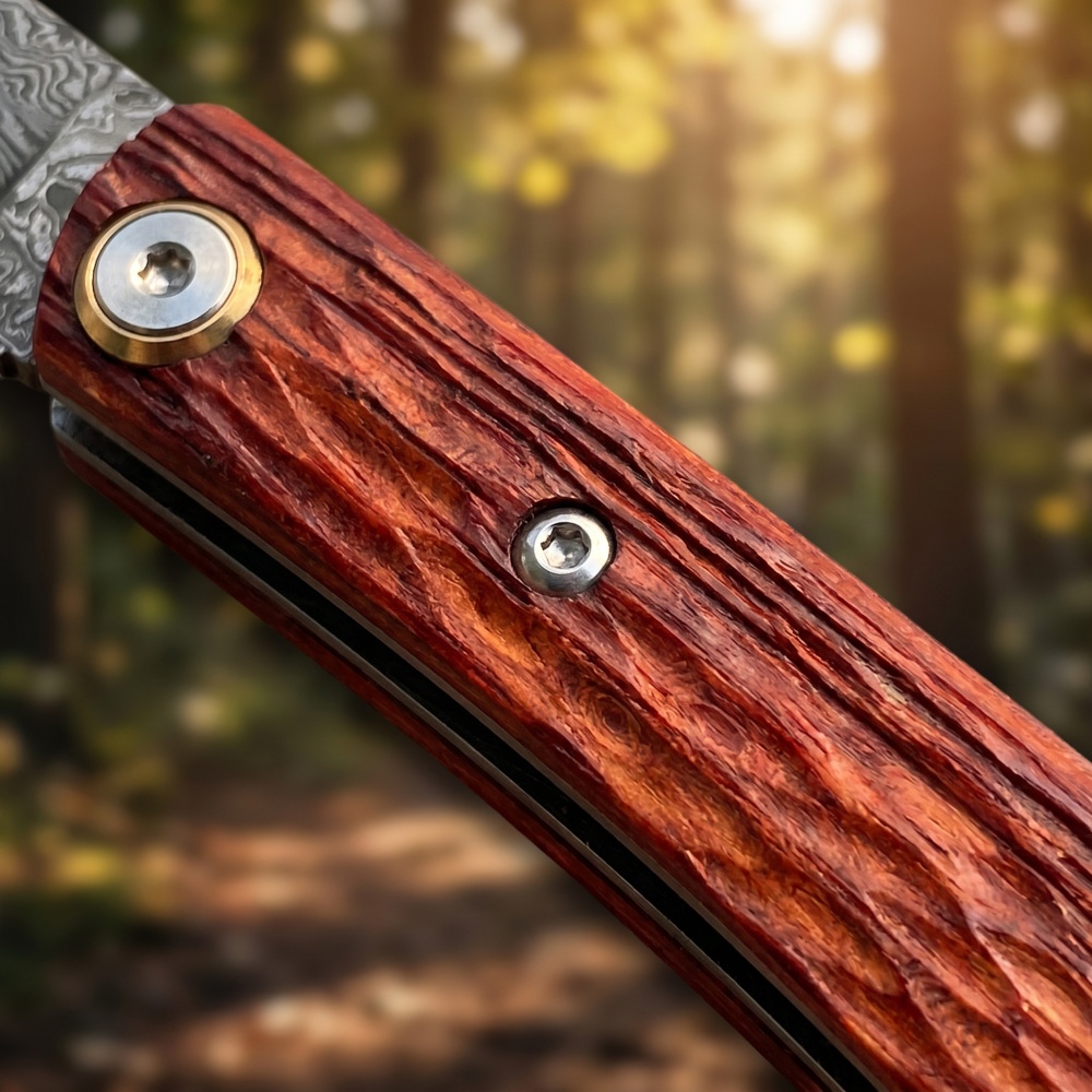 سكين قابل للطي من الفولاذ الدم - مراجعة Woodworking Gift Ideas وسعره